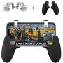 AnoKe Mobile Game Controller - Cellphone Game Trigger/Mobile Gaming Controller Compatible with Android iOS, L2R2 Sensitive Shoot Mobile Phone Joystick (2 Triggers+2 Grips)