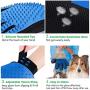 H-Jia Dog Grooming Scissors Set, Safety Round Blunt Tip Pet Grooming Kit-Straight, Curved, Thinning Shears with Comb Grooming Glove, Sharp Durable Grooming Tools for Large Small Dogs and Cats