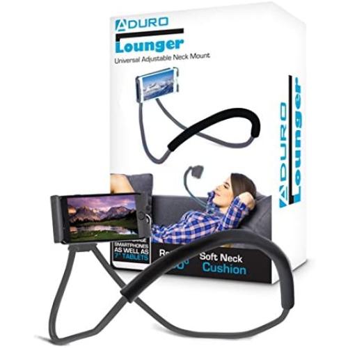 Aduro Phone Neck Holder, Gooseneck Lazy Neck Phone Mount to Free Your Hands for iPhone Android Smartphone