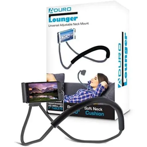Aduro Phone Neck Holder, Gooseneck Lazy Neck Phone Mount to Free Your Hands for iPhone Android Smartphone Aduro Phone Neck Holder, Gooseneck Lazy Neck Phone Mount to Free Your Hands for iPhone Android Smartphone