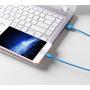 iPhone Charger Lightning Cable, Quntis 3Pack 6.5FT Lightning to USB A Cable MFi Certified Compatible with iPhone Xs Max XR X 8 Plus 7 Plus 6 Plus 5s SE iPad Pro iPod Airpods and More, Blue