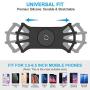 Bike Phone Mount, 360°Rotation Silicone Bicycle Phone Holder, Universal Motorcycle Handlebar Mount Fits for iPhone 11 Pro Max/XR/XS Max/8/7/ 6/6s Plus, Galaxy S20/S9, 4.0"-6.5" Phones (Black)