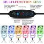 Ring Light with Tripod Stand and Phone Holder,Uhans Cell Phone Tripod with 10 Inch RGB LED Colors Circle Light for Makeup Photography Video Shooting TIK Tok Lights Compatible with Almost Smartphone