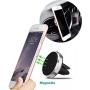 Phone Ring Holder Finger Kickstand 360° Rotation Metal Ring Grip with Magnetic Car Mount Set (Silver-2)
