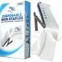 Disposable Skin Stapler (Suture Thread Alternative) with 55 Preloaded Wires Plus Stapler Remover Tool for Outdoor Camping Emergency Survival Demo, First Aid Field Emergency Practice, Vet Use Disposable Skin Stapler (Suture Thread Alternative) with 55 Preloaded Wires Plus Stapler Remover Tool for Outdoor Camping Emergency Survival Demo, First Aid Field Emergency Practice, Vet Use