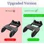 Mobile Game Controller Integrated gampad and Phone triggers Aim Trigger Fire Buttons L1R1 Shooter Sensitive Joystick Portable Controller Gamepad with Triggers