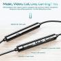 Linklike Hybrid Dual Drivers Earphones Wired Earbuds Powerful Bass 3.5mm Jack with Microphone and Inline Control Noise Isolating Lightweight Headphones for Music Video Phone Call Gaming, Black