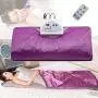 Uttiny Far Infrared Sauna Blanket, 70.8x31.4 Inches 110V 2 Zone Waterproof Detoxification Blanket with Safety Switch Used As Home Sauna for Body Shape Slimming Fitness (Purple) Uttiny Far Infrared Sauna Blanket, 70.8x31.4 Inches 110V 2 Zone Waterproof Detoxification Blanket with Safety Switch Used As Home Sauna for Body Shape Slimming Fitness (Purple)