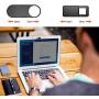 Webcam Cover 6-Pack, Web Camera Cover Slide Ultra-Thin for Laptop, iMac, MacBook Pro, Mac, Computer, Smart Phone, Tablets Slider Camera Blocker Protect Your Privacy & Security (Black)