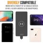 Wireless Charger, Alpatronix CX101 Quick Charge Qi Charging Pad Compatible for iPhone 11/Pro Max/XS Max/XS/XR/X/8/8 Plus, Galaxy S10 Plus/S10/S9+/S8+/Note 8, Qi-Enabled Phones (No AC Adapter) Black