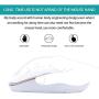 Wireless Gaming Mouse 2.4G Portable Mobile Optical Mice with USB Nano Receiver for Laptop,PC,Computer,Chromebook,Macbook,Notebook(Platinum)