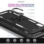 LeYi Samsung Galaxy A10e Case (NOT FIT A10) with HD Screen Protector, Military Grade Armor Full-Body Protective Phone Cover Case with 360 Degree Rotating Holder Kickstand for Samsung A10e, Black