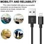 RoFI Compatible Phone Cable, [2Pack] 2FT Nylon Braided Fast Charging USB Cord Replcement for Phone X 8 8 Plus 7 7 Plus 6s 6s Plus 6 6 Plus 5 5S 5C SE Pad Air Mini and More (2 Pack Black, 2 FT)