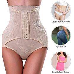 Nebility Women Butt Lifter Shapewear Hi-Waist Tummy Control Body Shaper Shorts Waist Trainer Panty