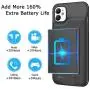 Wireless Charging Battery Case for iPhone 11, Upgraded 6000mAh Portable Protective Charging Case with Qi Wireless Charging for iPhone 11 (6.1 inch) Rechargeable Extended Battery Charger Case (Black) Wireless Charging Battery Case for iPhone 11, Upgraded 6000mAh Portable Protective Charging Case with Qi Wireless Charging for iPhone 11 (6.1 inch) Rechargeable Extended Battery Charger Case (Black)