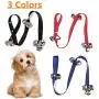 WAFUNNE Dog Doorbells Set of 2 Training Bell Length Adjustable WAFUNNE Dog Doorbells Set of 2 Training Bell Length Adjustable