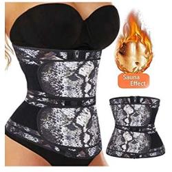 HOTAPEI Womens Waist Trainer Weight Loss Corset Trimmer Belt Waist Cincher Body Shaper Slimming Sports Girdle