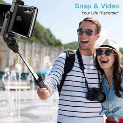 Selfie Stick Bluetooth, TBBSC Phone Tripod - Extendable Tripod Stick with Remote for Cell Phone Camera iPhone X 6/7/8/10/11 Plus Galaxy S8 S9 Plus,Huawei and More