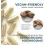 Organic Vegan Mushroom-Based Vitamin D2 Supplement (120 Caps), Vitamin D Vegan Supplement 1000IU, Organic Vegan Supplement, Adult Vitamins Supplements, D2 Mushroom Supplement Softgels, Vegan Vitamins Organic Vegan Mushroom-Based Vitamin D2 Supplement (120 Caps), Vitamin D Vegan Supplement 1000IU, Organic Vegan Supplement, Adult Vitamins Supplements, D2 Mushroom Supplement Softgels, Vegan Vitamins