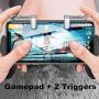 TTi Mobile Game Triggers Controller, Joystick Pocket Egg Gamepad Joypad, No Delay Shoot Aim Fire Keys, PUBG Gameplay Accessories, Defeat The Enemy (4.5-6" Phone) (Controller + L1R1 Triggers)