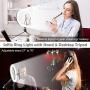 Ring Light with Stand, Selfie Ring Light, 9 Colors LED Ring Light with Tripod Stand and Phone Holder for Makeup/Live Stream/YouTube/Photography, Compatible with iPhone/Android