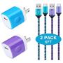 Type C Charger Compatible for Samsung Galaxy S10/9 A90 A80 A50,Note 10/9/8,LG Stylo 5 4 V30s/20 Q7+ G7 G6 V50 G8sThinQ,HopePow Single Port USB Wall Charger Block with 6ft Braided USB C Phone Charger