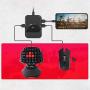 gaming for PUBG Mobile phone Game Controller Dual USB Ports Mouse and Keyboard Battledock Converter for Android Phone