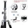 Phone Tripod, COMAN 3 in 1 Camera Tripod and Selfie Stick Tripod with Bluetooth Remote 57 inch Compatible with iPhone Phone Tripod, COMAN 3 in 1 Camera Tripod and Selfie Stick Tripod with Bluetooth Remote 57 inch Compatible with iPhone