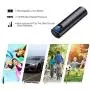 YTA Portable Air Compressor Pump, Mini Air Inflator Hand Held Tire Pump Rechargeable 2000mAh with LED Light and 150 PSI Maximum Inflation Pressure for Ball, Car Bicycle Tire and Other Inflatables