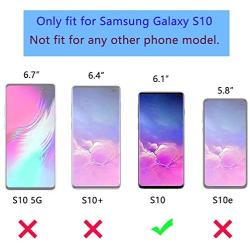 Galaxy S10 Tempered Glass Screen Protector Aqualief Compatible with Galaxy S10 Clear 2-Pack