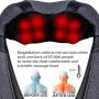 Back Massager, Shiatsu Back Neck Massager with Heat, Electric Shoulder Massager, Kneading Massage Pillow for Neck, Back, Shoulder, Foot, Leg, Muscle Pain Relief, Home,Office,Car Use - Christmas Gifts