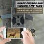 Trail Camera Viewer SD Card Reader - 4 in 1 SD and Micro SD Memory Card Reader to View Hunting Game Camera Photos or Videos on Smartphone, Camouflage