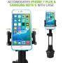 Cellet PH650 Car Cup Holder Mount, Smart Phone Cradle Compatible for iPhone 11 Pro max Xs Max Xr X 8 Plus Samsung Note 10+ 9 8 5 Galaxy A50 A6 S10 S10+ S9 Plus S8+ Active J7 V J3 V Extra Long Neck