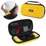 Case for Nintendo Switch Lite, Protective Hard Shell Travel Case with 18 Games, 4 SD Cards and Pouch for Nintendo Switch Joy-con and Other Accessories (Yellow) Case for Nintendo Switch Lite, Protective Hard Shell Travel Case with 18 Games, 4 SD Cards and Pouch for Nintendo Switch Joy-con and Other Accessories (Yellow)