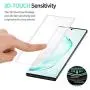 [2 Pack] Galaxy Note 10 Privacy/HD Screen Protector, Anti-Spy Flexibel Film TPU Screen Protector for Galaxy Note 10 6.3 Inch 2020 [Support Fingerprint ID] [Case Friendly] [Full Coverage] - Black