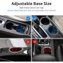 Cup Phone Holder for Car - RAXFLY Adjustable Gooseneck Hands Free Car Cup Holder Phone Mount Universal Compatible with iPhone 11 X XR 7 8 Plus Samsung Note 10 S10 Plus Car Mount Accessories Black