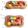 None Brand Dog Puzzle Toy - Dog Smart Beginner - Stimulating Interactive Treat Dispensing Game Toy Box for Puppy Dogs, Advanced Slow Feeder to Improved Dogs IQ