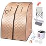 AW 2L Portable Steam Sauna Spa Full Body Sauna Tent Slim Weight Loss Detox Therapy Home with Chair Remote