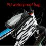 Bicycle Bags, Waterproof Design Bicycle Front Tube Frame Cycling Packages, Touch Screen Mobile Phone Bags, Professional Bicycle Accessories Suitable for a Variety of Bicycles