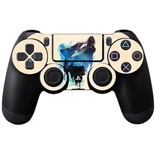 MightySkins Skin Compatible with Sony PS4 Controller - Lone Wolf | Protective, Durable, and Unique Vinyl Decal wrap Cover | Easy to Apply, Remove, and Change Styles | Made in The USA MightySkins Skin Compatible with Sony PS4 Controller - Lone Wolf | Protective, Durable, and Unique Vinyl Decal wrap Cover | Easy to Apply, Remove, and Change Styles | Made in The USA