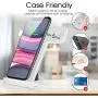 Wireless Charger, QI-EU 4 in 1 Qi-Certified Fast Charging Station Compatible Apple Watch Airpods Pro iPhone 11/11pro/X/XS/XR/Xs Max/8/8 Plus, Wireless Charging Stand Compatible Samsung Galaxy S20/S10