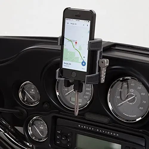 CIRO 50216 Smartphone/GPS Holder (Black Fairing Mount with Charger for 1996-2013 Flht/Flhx Touring Models) CIRO 50216 Smartphone/GPS Holder (Black Fairing Mount with Charger for 1996-2013 Flht/Flhx Touring Models)