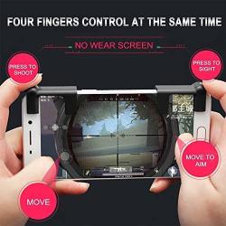 RONSHIN 1 Pair Smartphone Mobile Gaming Trigger Button Handle Fire Button Controller for PUBG