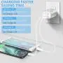 Bling USB Wall Charger,5V/2.4A Dual Port Quick Fast Charger Plug Cell Phone Block Adapter for iPhone 11/Xs/XS Max/XR/X/8/7/6/Plus,iPad Pro/Air 2/Mini 3/4,Android Samsung Note/Galaxy 9/8/7/10(1 Pack)