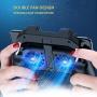 PUBG Mobile Controller, H10 Double Fan Cooling Mobile Gamepad, Rules of Survival Gaming Joysticks with Sensetive Shooting Feel, Compatible with 4.7-6.0 inch iOS & Android Phone Accessories