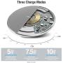 TOZO W1 Wireless Charger Ultra Thin Aviation Aluminum CNC Unibody Fast Charging Pad Gray (NO AC Adapter)