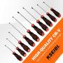 KSEIBI 153724 Heavy Duty Screwdriver Set 52 pcs Kit Phillips Flat Head Precision Magnetic Screw Drivers Bit Laptop, Phone, Bike, And Mechanic Repair Tool Set Job Professional Fix Hand Tools Sets