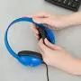Egghead Heavy-Duty Kids Headphones w/Tangle-Free Fabric Cord (Pack of 10) Blue Egghead Heavy-Duty Kids Headphones w/Tangle-Free Fabric Cord (Pack of 10) Blue