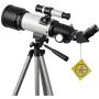 Telescope 70mm Apeture Travel Scope 400mm AZ Mount - Good Partner to View Moon and Planet - Good Travel Telescope with Backpack for Kids and Beginners