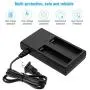Powerextra Dual Battery Charger for for DJI Osmo, Osmo +, Osmo Pro/RAW, Osmo Mobile Powerextra Dual Battery Charger for for DJI Osmo, Osmo +, Osmo Pro/RAW, Osmo Mobile